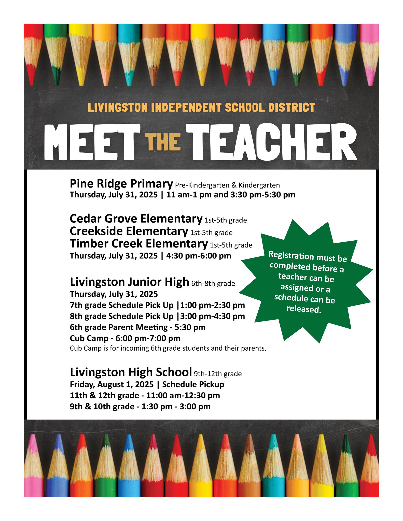 2025-2026 Meet the Teacher